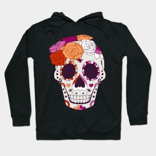 Lesbian Pride - Sugarskull Dia De Los Muertos Hoodie